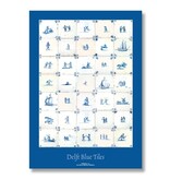 Póster, 50x70 cm, Azulejos azules de Delft, c 1600