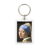 Sleutelhanger ,Meisje met de parel, Vermeer Sleutelhanger ,Meisje met de parel, Vermeer
