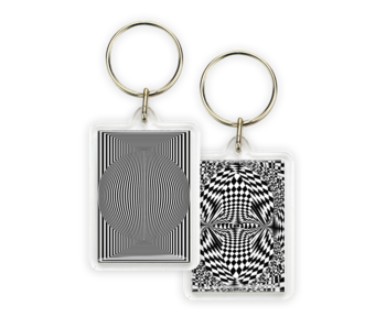 Sleutelhanger, Optical Art
