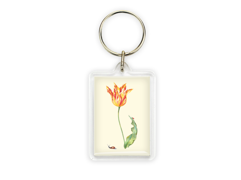 Sleutelhanger, Tulp met slak
