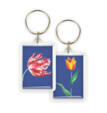 Sleutelhanger, Rood met gele tulp