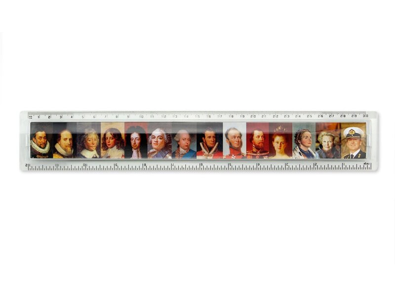 30 cm Règle, royauté néerlandaise