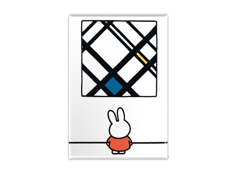 Koelkastmagneet, Nijntje met Mondriaan