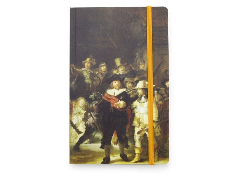 Cuaderno de tapa blanda A6, La guardia nocturna, Rembrandt