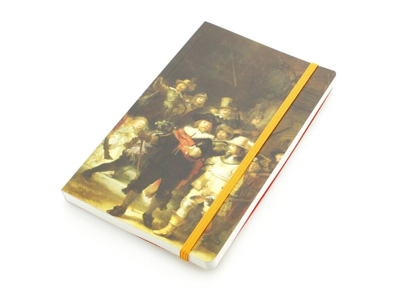 Softcover notitieboekje A6,  De Nachtwacht, Rembrandt