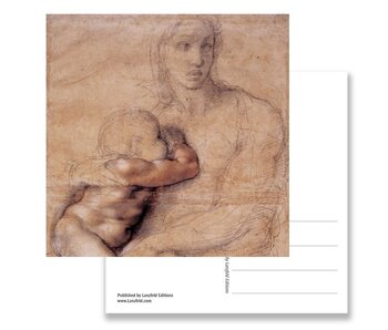 Carte postale, Madonna, Michelangelo, Madonna and Child 1520-25