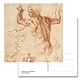 Ansichtkaart, Studies voor de Libische sybille, Michelangelo