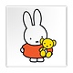 Kühlschrankmagnet, Miffy mit Teddybär