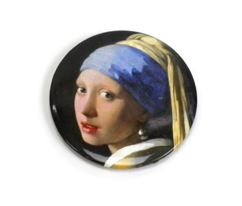 Taschenspiegel groß, 80 mm, Mädchen mit Perlenohrring, Vermeer