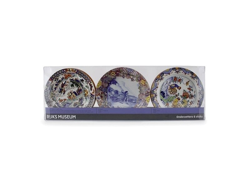 Dessous de verre, assiettes Delft Blue