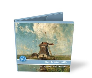 Kaartenmapje, Vierkant, Hollandse molens, Gabriel
