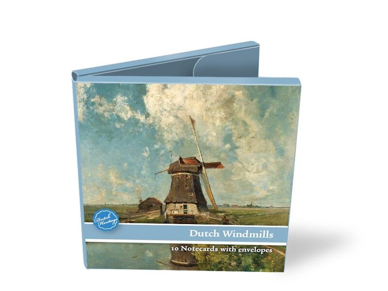 Porte-cartes, carré, moulins à vent hollandais