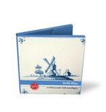 Porte-cartes, Carré, carreaux bleu Delft