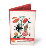 Kartenmappe,  klein, Flora und Fauna