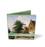 Porte-cartes, lot de 10 cartes, maisons du canal hollandais