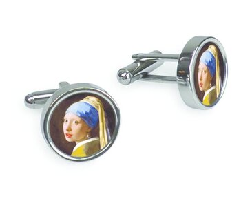 Manschettenknöpfe, Mädchen mit Perlenohrring, Vermeer