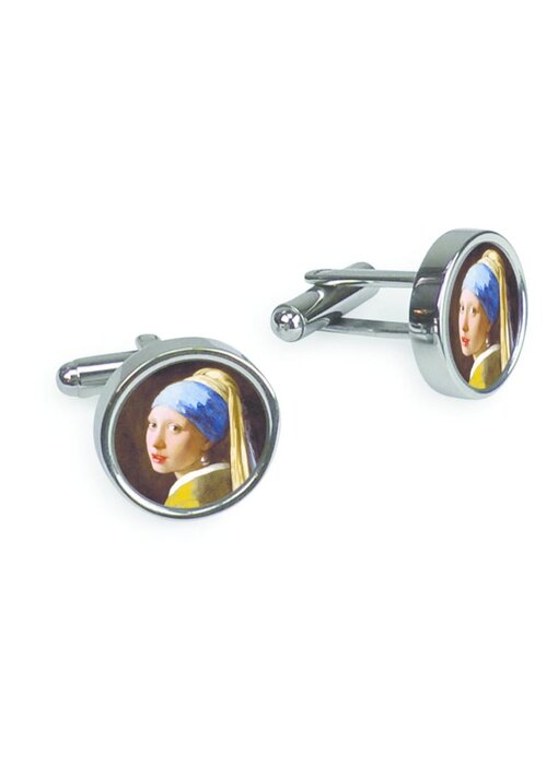 Manschettenknöpfe, Mädchen mit Perlenohrring, Vermeer