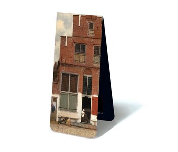 Marcapaginas  magnético, pequeña calle de Vermeer