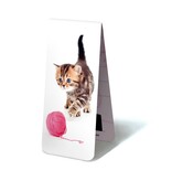 Marque-page magnétique, chaton, chaton avec de la laine