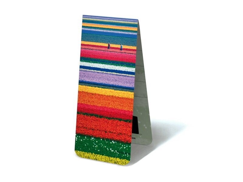 Magnetisches Lesezeichen, niederländisches Tulpenfeld
