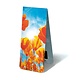 Magnetic Bookmark, Tulips red yellow with sun