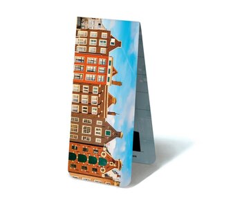Magnetic Bookmark, Amsterdam canal houses, top details