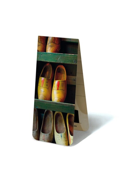 Magnetic Bookmark, Wooden shoes in rack