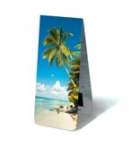 Marque-page magnétique, plage tropicale