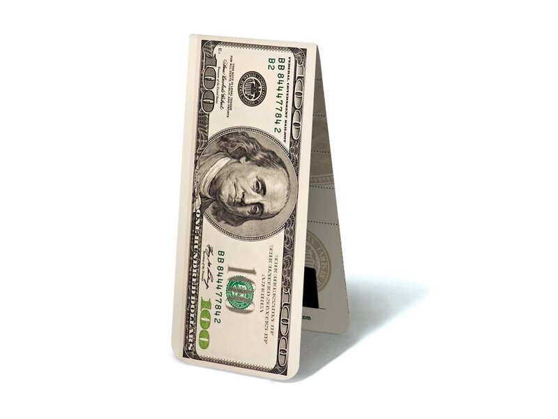 Signet magnétique, billet de 100 dollars