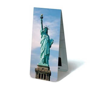 Marcapaginas magnético, estatua de la libertad