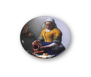 Espejo de bolsillo, Ø 60 mm, La lechera, Vermeer