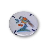 Miroir de poche, Ø 60 mm, oiseau bleu de Delft