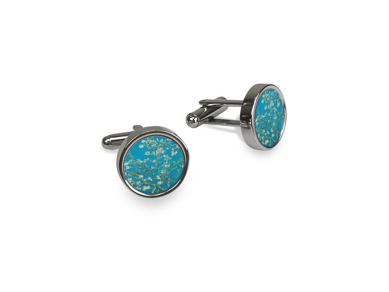 Cufflinks, Almond Blossom, Van Gogh