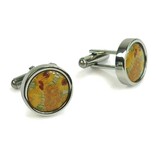 Manchetknopen, zonnebloemen, Vincent van Gogh Manchetknopen, zonnebloemen, Vincent van Gogh