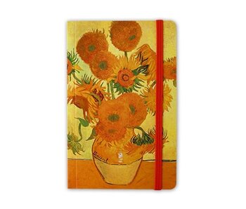 Cuaderno de tapa blanda A6, girasoles, 1888, Van Gogh