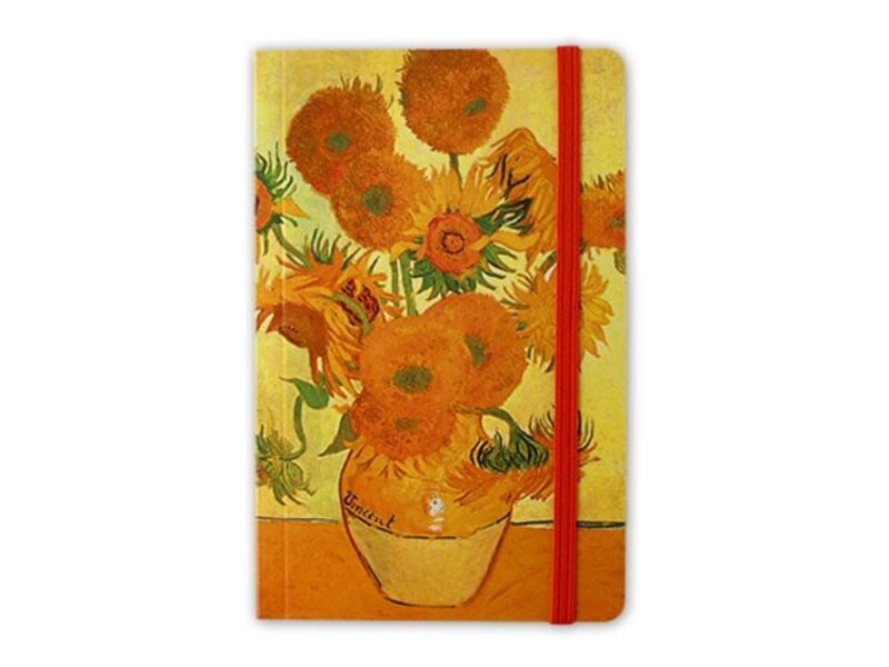 Cuaderno de tapa blanda, girasoles, 1888, Van Gogh
