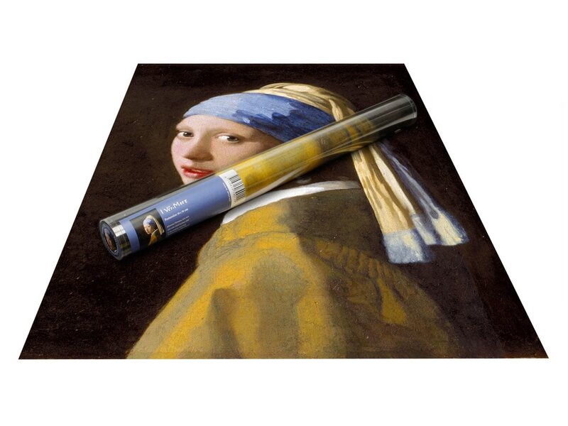 Plakat, 50x70, Mädchen mit einem Perlenohrring, Vermeer
