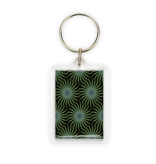 Sleutelhanger, Optical Art, kleur Sleutelhanger, Optical Art, kleur