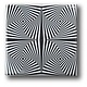 Kühlschrankmagnet, Optische Kunst OA 10