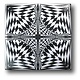Fridge Magnet, Optical Art OA 17
