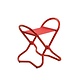 Museum Chair Kids RED 59 x 35 x 4,2 cm