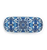 Estuche para gafas, azulejos de tulipán azul de Delft