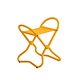 Museum Chair Kids amarillo 59 x 35 x 4,2 cm