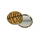 Spiegeltje, klein, Ø 60 mm, Tijger patroon