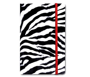 Softcover-Notizbuch A6, Zebrahaut
