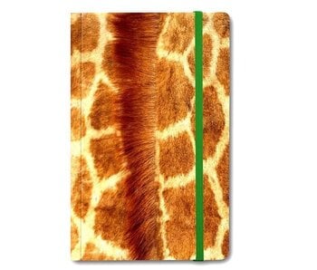 Softcover-Notizbuch A6, Giraffenhaut