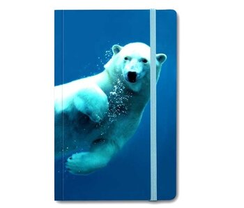 Carnet à couverture souple A6, Ours polaire