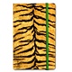 Cuaderno de tapa blanda A6, piel de tigre