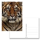 Postal, cabeza de tigre