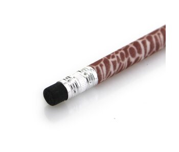 Crayon velours, imprimé girafe